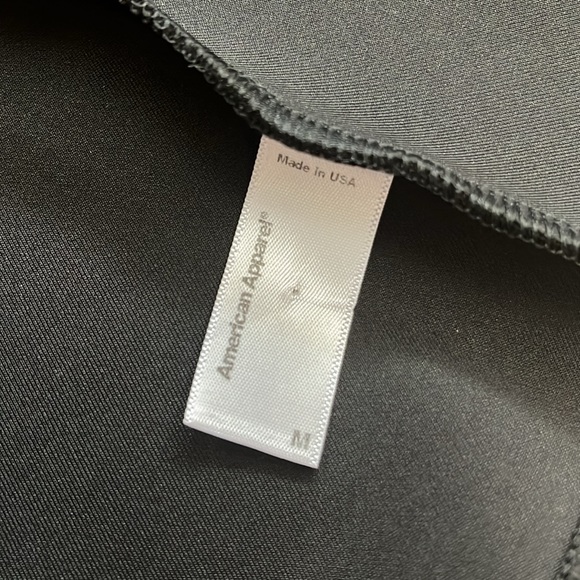 American Apparel Black Mini Skater Skirt NWOT - Picture 3 of 4